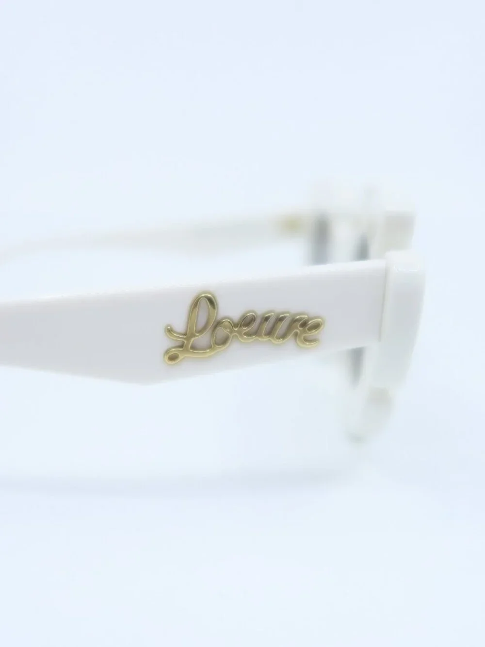 LOEWE LW40088U 21E Geometric Flower Ivory/Cat Eye New Women's Sunglasses Frames.